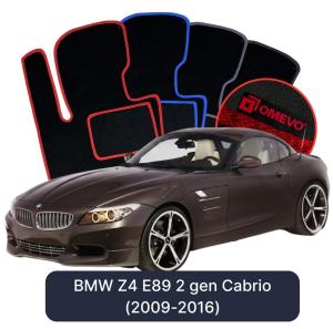 Dywaniki Welurowe OMEVO do BMW Z4 E89 2 gen Cabrio (2009-2016)