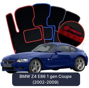 Dywaniki Welurowe OMEVO do BMW Z4 E86 1 gen Coupe (2002-2009)