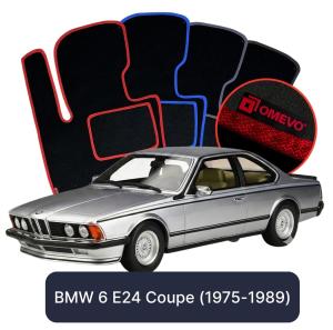 Dywaniki Welurowe OMEVO do BMW 6 E24  Coupe (1975-1989)