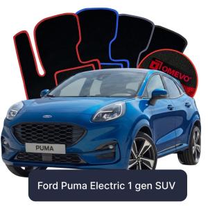 Dywaniki Welurowe OMEVO do Ford Puma Elektryczny 1 gen SUV (2019-2026)