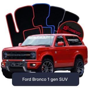 Dywaniki Welurowe OMEVO do Ford Bronco  1 gen SUV (2020-2026)