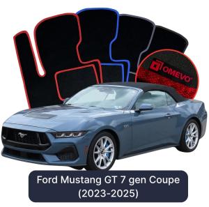 Dywaniki Welurowe OMEVO do Ford Mustang GT 7 gen Coupe (2023-2025)