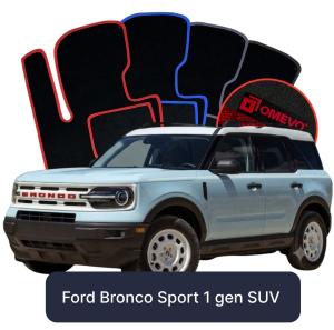 Dywaniki Welurowe OMEVO do Ford Bronco Sport 1 gen SUV (2020-2026)