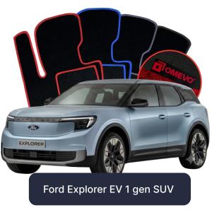 Dywaniki Welurowe OMEVO do Ford Explorer EV 1 gen SUV (2019-2026)