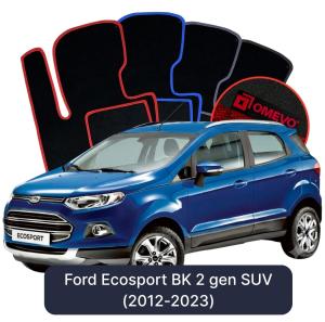 Dywaniki Welurowe OMEVO do Ford Ecosport BK 2 gen SUV (2012-2023)