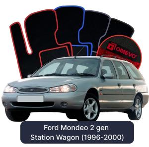 Dywaniki Welurowe OMEVO do Ford Mondeo 2 gen Kombi (1996-2000)