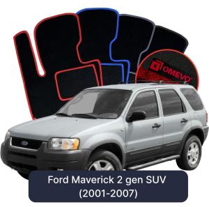 Dywaniki Welurowe OMEVO do Ford Maverick 2 gen SUV (2001-2007)