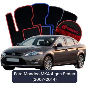 Dywaniki Welurowe OMEVO do Ford Mondeo MK4 4 gen Sedan (2007-2014)