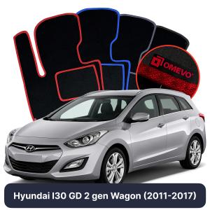 Dywaniki Welurowe OMEVO do Hyundai I30 GD 2 gen Kombi (2011-2017)