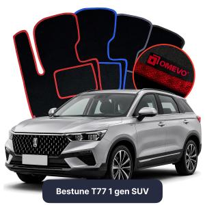 Dywaniki Welurowe OMEVO do Bestune T77 1 gen SUV (2018-2026)