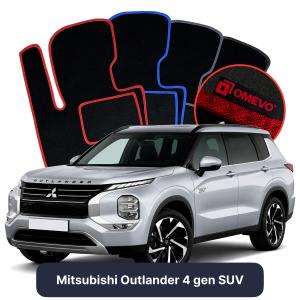 Dywaniki Welurowe OMEVO do Mitsubishi Outlander 4 gen SUV (2021-2026)