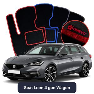 Dywaniki Welurowe OMEVO do Seat Leon 4 gen Kombi (2020-2026)