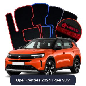 Dywaniki Welurowe OMEVO do Opel Frontera 2024 1 gen SUV (2024-2026)