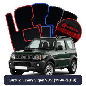 Dywaniki Welurowe OMEVO do Suzuki Jimny 3 gen SUV (1998-2018)