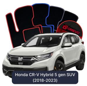 Dywaniki Welurowe OMEVO do Honda CR-V Hybryda 5 gen SUV (2018-2023)