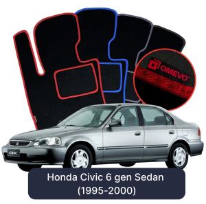 Dywaniki Welurowe OMEVO do Honda Civic 6 gen Sedan (1995-2000)