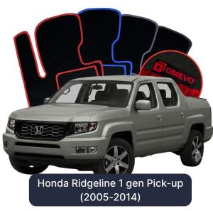 Dywaniki Welurowe OMEVO do Honda Ridgeline 1 gen Pick-up (2005-2014)