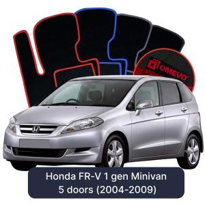 Dywaniki Welurowe OMEVO do Honda FR-V 1 gen Minivan 5 drzwi (2004-2009)