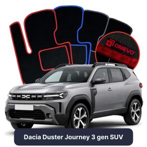 Dywaniki Welurowe OMEVO do Dacia Duster Journey 3 gen SUV (2024-2026)