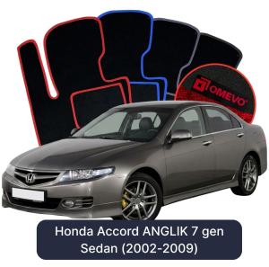 Dywaniki Welurowe OMEVO do Honda Accord ANGLIK 7 gen Sedan (2002-2009)