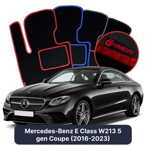 Dywaniki Welurowe OMEVO do Mercedes-Benz E klasa W213 5 gen Coupe (2016-2023)