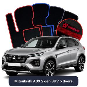 Dywaniki Welurowe OMEVO do Mitsubishi ASX 2 gen SUV 5 drzwi (2022-2026)