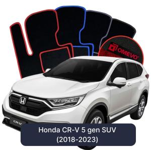 Dywaniki Welurowe OMEVO do Honda CR-V 5 gen SUV (2018-2023)