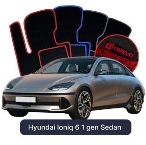 Dywaniki Welurowe OMEVO do Hyundai Ioniq 6 1 gen Sedan (2023-2026)