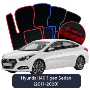 Dywaniki Welurowe OMEVO do Hyundai I40 1 gen Sedan (2011-2020)