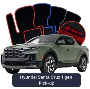 Dywaniki Welurowe OMEVO do Hyundai Santa Cruz 1 gen Pick-up (2021-2026)