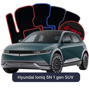 Dywaniki Welurowe OMEVO do Hyundai Ioniq 5N 1 gen SUV (2023-2026)