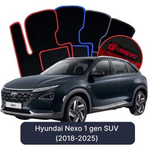 Dywaniki Welurowe OMEVO do Hyundai Nexo 1 gen SUV (2018-2025)