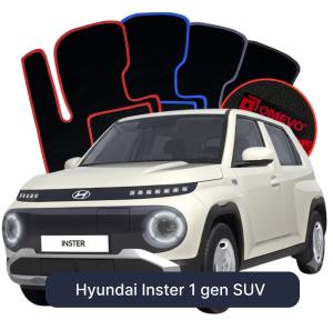 Dywaniki Welurowe OMEVO do Hyundai Inster 1 gen SUV (2024-2026)