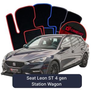 Dywaniki Welurowe OMEVO do Seat Leon ST 4 gen Kombi (2020-2026)