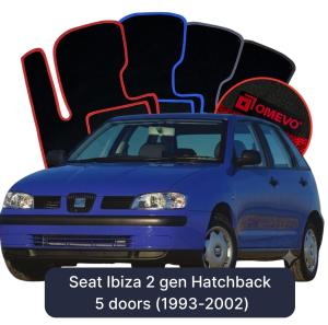 Dywaniki Welurowe OMEVO do Seat Ibiza 2 gen Hatchback 5 drzwi (1993-2002)