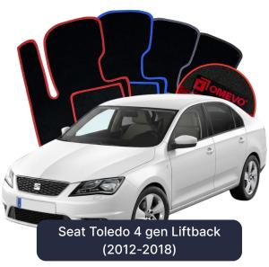 Dywaniki Welurowe OMEVO do Seat Toledo 4 gen Liftback (2012-2018)