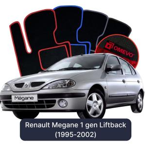 Dywaniki Welurowe OMEVO do Renault Megane 1 gen Liftback (1995-2002)