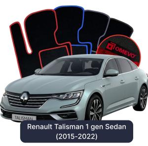 Dywaniki Welurowe OMEVO do Renault Talisman 1 gen Sedan (2015-2022)