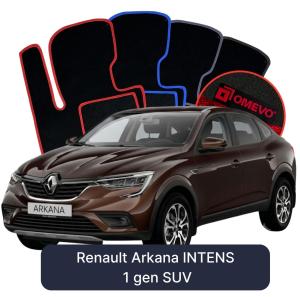 Dywaniki Welurowe OMEVO do Renault Arkana INTENS 1 gen SUV (2021-2026)