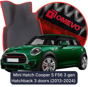 OMEVO 5D Pro EVA Dywaniki do Mini Hatch Cooper S F56 3 gen Hatchback 3 drzwi (2013-2024)