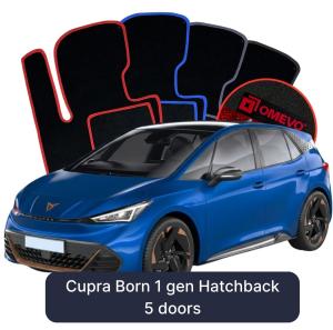 Dywaniki Welurowe OMEVO do Cupra Born 1 gen Hatchback 5 drzwi (2021-2026)