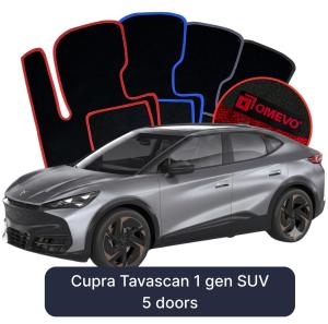 Dywaniki Welurowe OMEVO do Cupra Tavascan 1 gen SUV 5 drzwi (2023-2026)