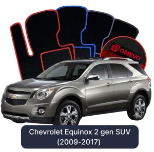 Dywaniki Welurowe OMEVO do Chevrolet Equinox 2 gen SUV (2009-2017)