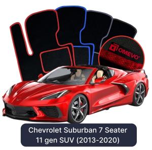 Dywaniki Welurowe OMEVO do Chevrolet Corvette USA C8 8 gen Cabrio (2020-2023)