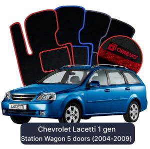 Dywaniki Welurowe OMEVO do Chevrolet Lacetti 1 gen Kombi 5 drzwi (2004-2009)