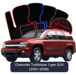 Dywaniki Welurowe OMEVO do Chevrolet Trailblazer 1 gen SUV (2001-2008)