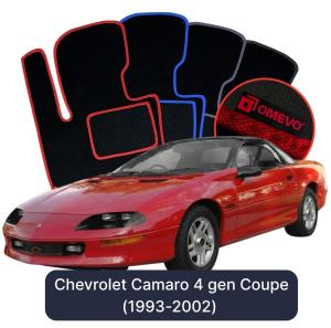 Dywaniki Welurowe OMEVO do Chevrolet Camaro 4 gen Coupe (1993-2002)