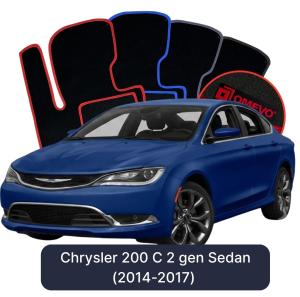 Dywaniki Welurowe OMEVO do Chrysler 200 C 2 gen Sedan (2014-2017)