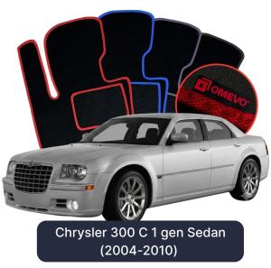 Dywaniki Welurowe OMEVO do Chrysler 300 C 1 gen Sedan (2004-2010)