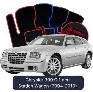 Dywaniki Welurowe OMEVO do Chrysler 300 C 1 gen Kombi (2004-2010)